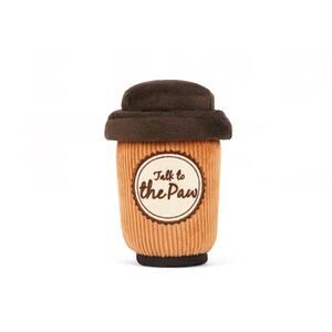 P.L.A.Y. Doggos Java Pup Cup Cafe Plush Dog Toy Brown